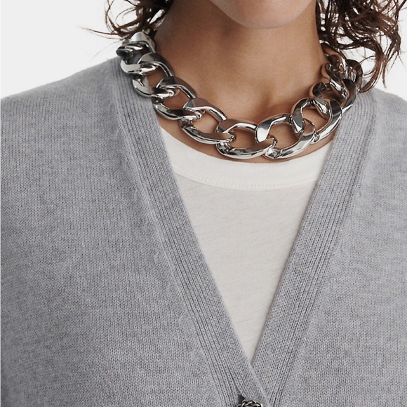 The Kooples Merino Wool Jewel-Button Sweater Vest - Picture 4 of 10